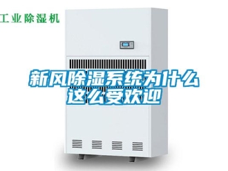 知識百科新風(fēng)除濕系統(tǒng)為什么這么受歡迎