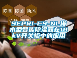 企業(yè)新聞SEPRI-CS-NL排水型智能除濕器在10kV開(kāi)關(guān)柜中的應(yīng)用