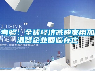 行業新聞考驗：全球經濟減速家用加濕器企業面臨存亡