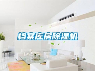 企業新聞檔案庫房除濕機