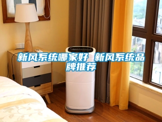 企業新聞新風系統哪家好 新風系統品牌推薦