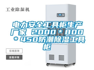企業新聞電力安全工具柜生產廠家 2000＊800＊450防潮除濕工具柜