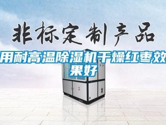 知識百科用耐高溫除濕機干燥紅棗效果好
