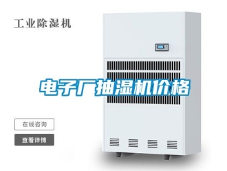 企業新聞電子廠抽濕機價格
