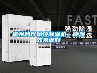 行業(yè)新聞杭州利燁吊頂除濕機(jī)，除濕效果很好