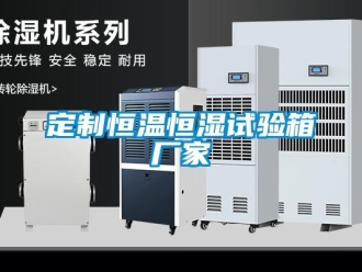 知識百科定制恒溫恒濕試驗箱廠家