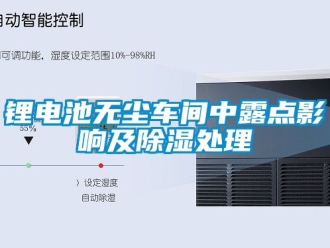 企業新聞鋰電池無塵車間中露點影響及除濕處理