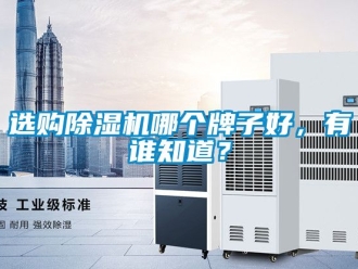 行業新聞選購除濕機哪個牌子好，有誰知道？