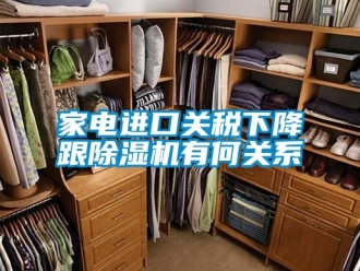 行業(yè)新聞家電進口關(guān)稅下降跟除濕機有何關(guān)系