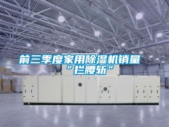 行業新聞前三季度家用除濕機銷量“攔腰斬”