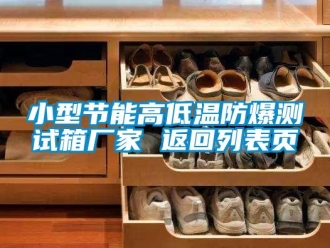 企業新聞小型節能高低溫防爆測試箱廠家 返回列表頁
