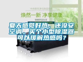 行業新聞夏天感覺好熱，還沒安空調。買個小型除濕器可以緩解熱感嗎？
