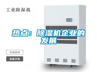 行業(yè)新聞熱點(diǎn)：除濕機(jī)企業(yè)的發(fā)展