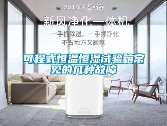 知識(shí)百科可程式恒溫恒濕試驗(yàn)箱常見(jiàn)的幾種故障