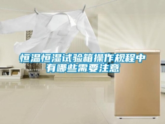 知識百科恒溫恒濕試驗箱操作規(guī)程中有哪些需要注意