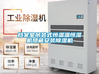 知識百科檔案室吊裝式恒溫溫恒濕機隱藏安裝除濕機