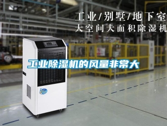 企業(yè)新聞工業(yè)除濕機(jī)的風(fēng)量非常大