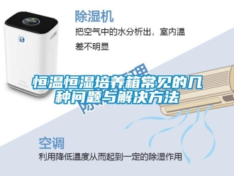 知識百科恒溫恒濕培養箱常見的幾種問題與解決方法