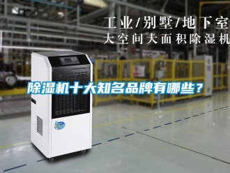企業新聞除濕機十大知名品牌有哪些？