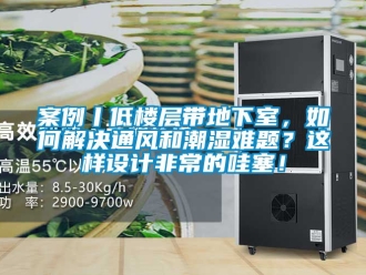 企業新聞案例丨低樓層帶地下室，如何解決通風和潮濕難題？這樣設計非常的哇塞！
