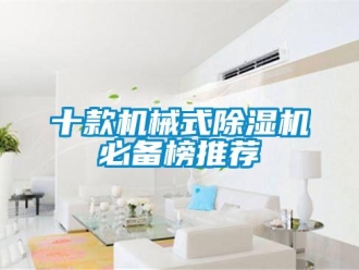行業(yè)新聞十款機(jī)械式除濕機(jī)必備榜推薦