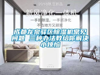 企業(yè)新聞成都龍泉驛區(qū)除濕機常見問題 三種辦法教給你解決小煩惱