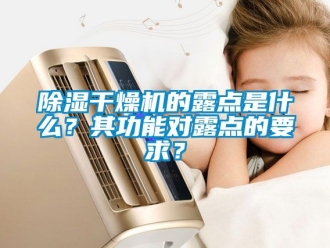 企業(yè)新聞除濕干燥機的露點是什么？其功能對露點的要求？