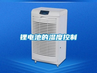 行業新聞鋰電池的濕度控制