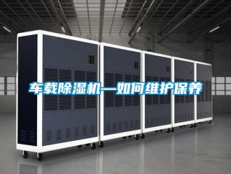 企業(yè)新聞車載除濕機—如何維護保養(yǎng)