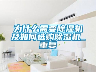 行業新聞為什么需要除濕機及如何選購除濕機_重復