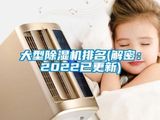 行業(yè)新聞大型除濕機排名(解密：2022已更新)