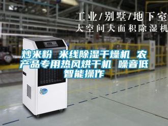 企業新聞炒米粉 米線除濕干燥機 農產品專用熱風烘干機 噪音低智能操作