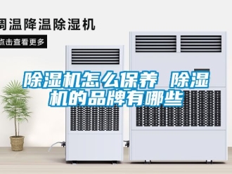 企業新聞除濕機怎么保養 除濕機的品牌有哪些