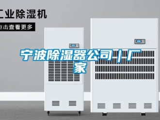 行業(yè)新聞寧波除濕器公司｜廠家