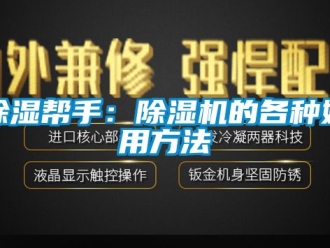 企業新聞除濕幫手：除濕機的各種妙用方法
