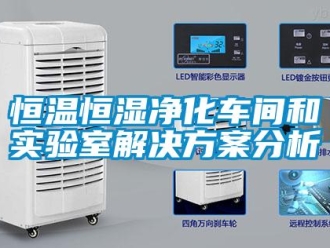 知識(shí)百科恒溫恒濕凈化車間和實(shí)驗(yàn)室解決方案分析