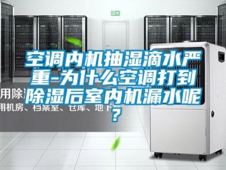 行業新聞空調內機抽濕滴水嚴重-為什么空調打到除濕后室內機漏水呢？
