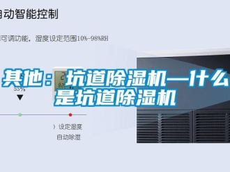 行業(yè)新聞其他：坑道除濕機—什么是坑道除濕機