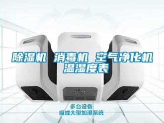 企業新聞除濕機 消毒機 空氣凈化機 溫濕度表