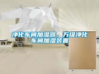 行業(yè)新聞凈化車間加濕器，萬級凈化車間加濕裝置