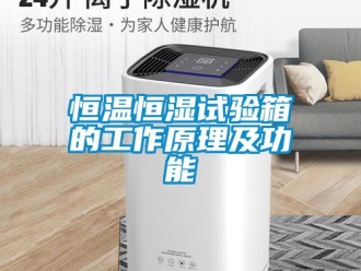 知識百科恒溫恒濕試驗箱的工作原理及功能