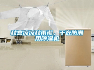 行業新聞秋意涼涼秋雨潮，干衣防潮用除濕機