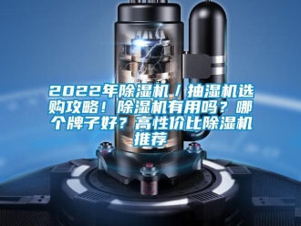 企業新聞2022年除濕機／抽濕機選購攻略！除濕機有用嗎？哪個牌子好？高性價比除濕機推薦