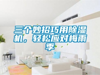 行業新聞三個妙招巧用除濕機，輕松應對梅雨季