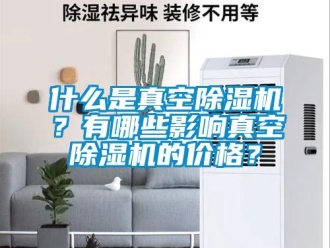 企業(yè)新聞什么是真空除濕機(jī)？有哪些影響真空除濕機(jī)的價格？