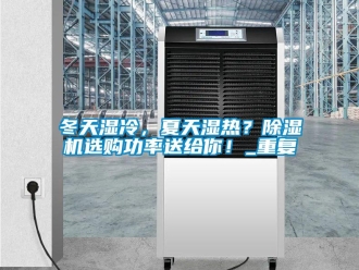 行業(yè)新聞冬天濕冷，夏天濕熱？除濕機選購功率送給你！_重復(fù)
