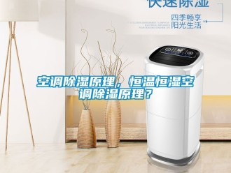 知識百科空調(diào)除濕原理，恒溫恒濕空調(diào)除濕原理？
