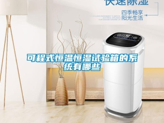 知識百科可程式恒溫恒濕試驗箱的系統(tǒng)有哪些