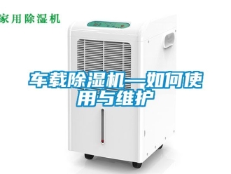 企業(yè)新聞車載除濕機—如何使用與維護
