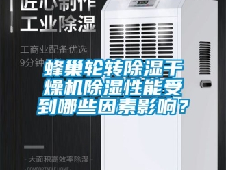 行業新聞蜂巢輪轉除濕干燥機除濕性能受到哪些因素影響？